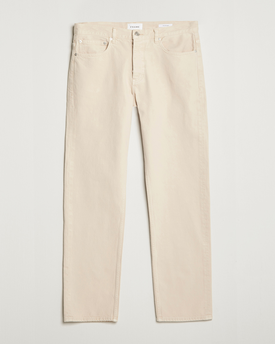 Herr | Jeans | FRAME | The Straight Jean White Beige
