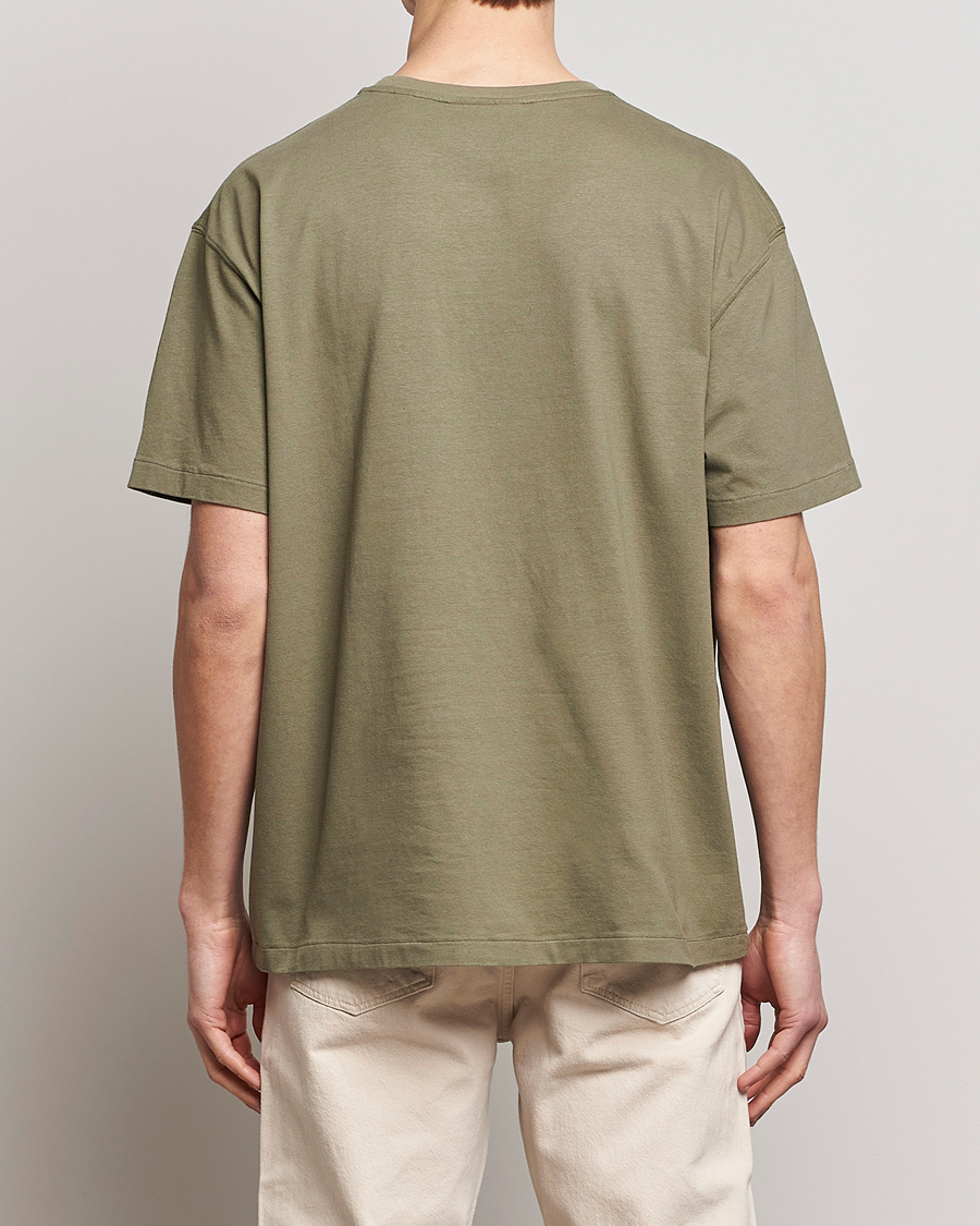 Herr | T-Shirts | FRAME | Logo Print T-Shirt Old Green