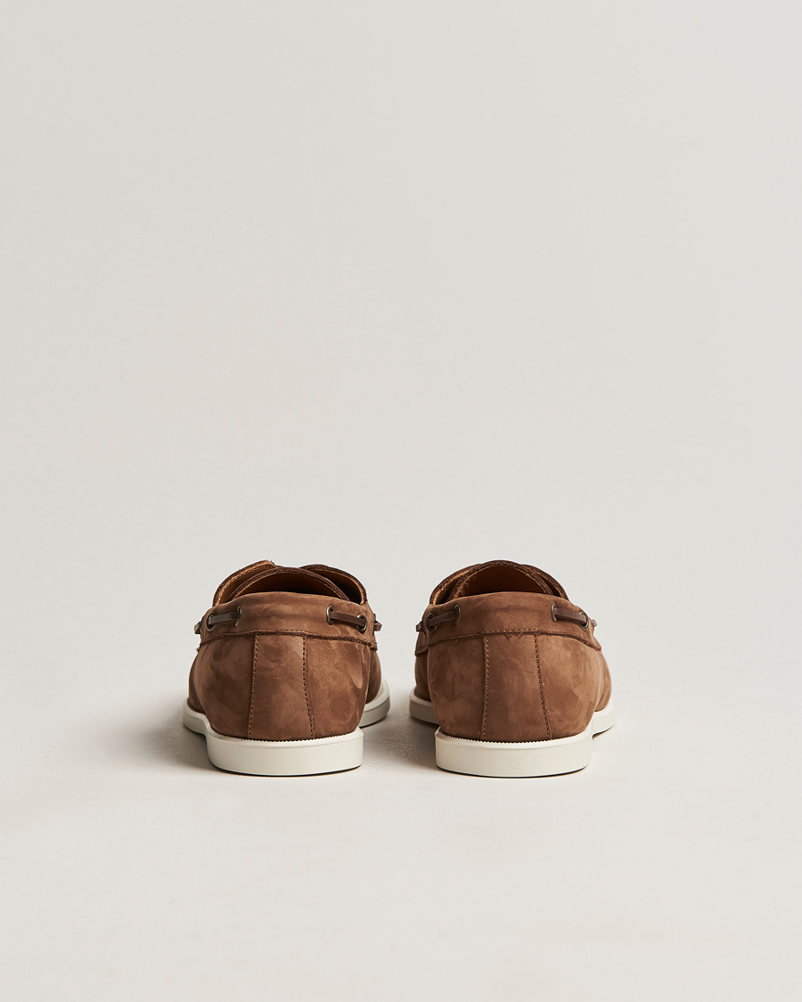 Herr | Canali Boat Shoes Dark Brown Nubuck | Canali | Boat Shoes Dark Brown Nubuck