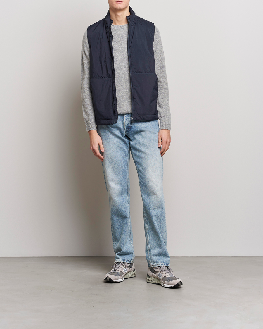 Herr | Västar | NN07 | Verve Padded Waistcoat Navy Blue