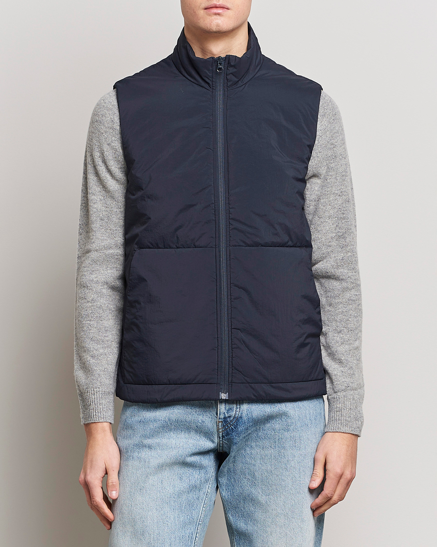 Herr | NN07 Jackor | NN07 | Verve Padded Waistcoat Navy Blue
