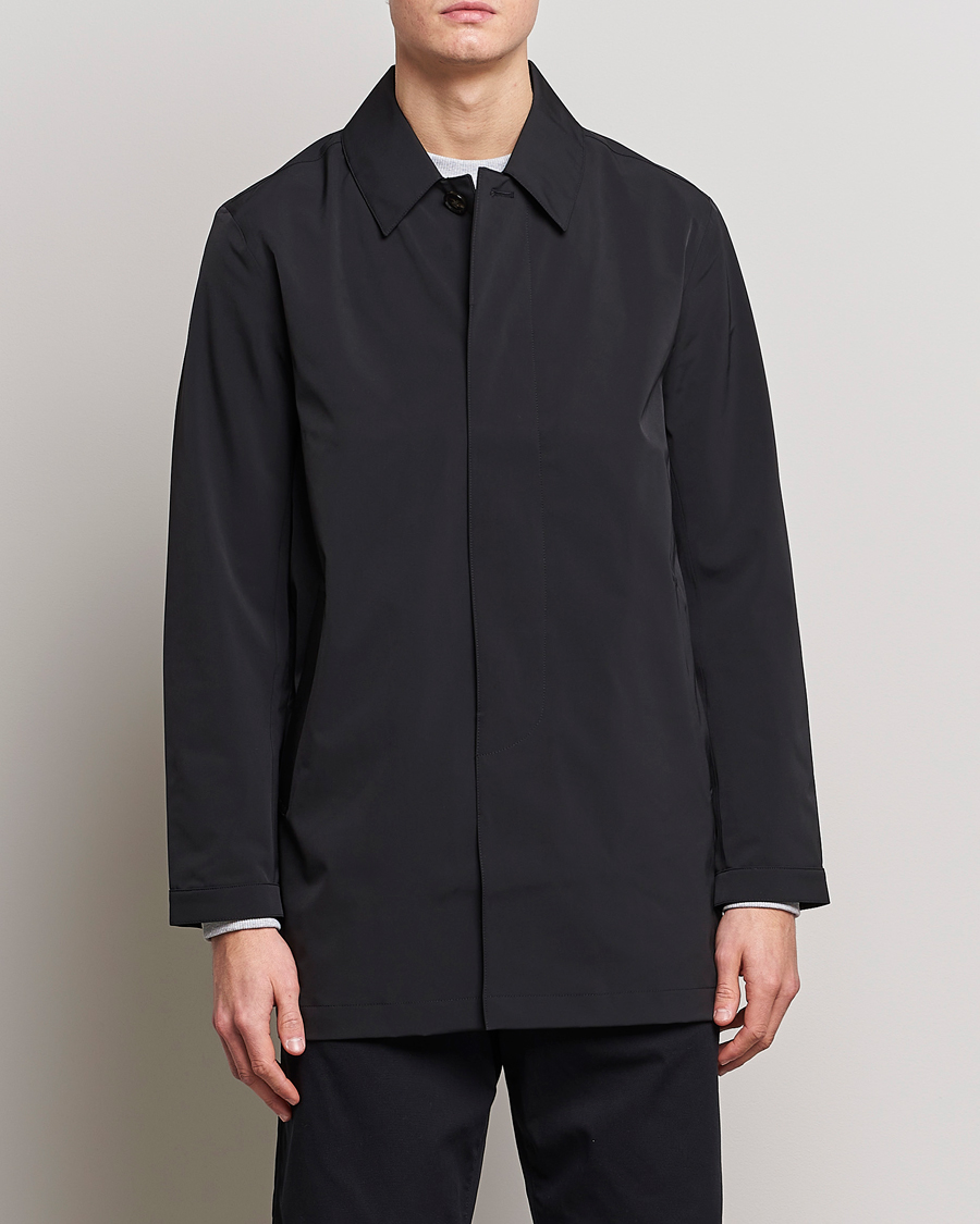 Herr | Wardrobe basics | NN07 | Kim Waterproof Car Coat Black