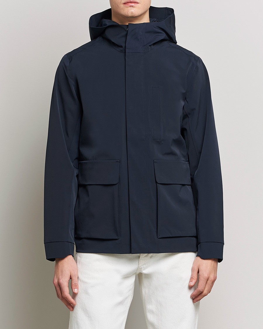 Herr | Field jackets | NN07 | Beck Waterproof Field Jacket Navy Blue