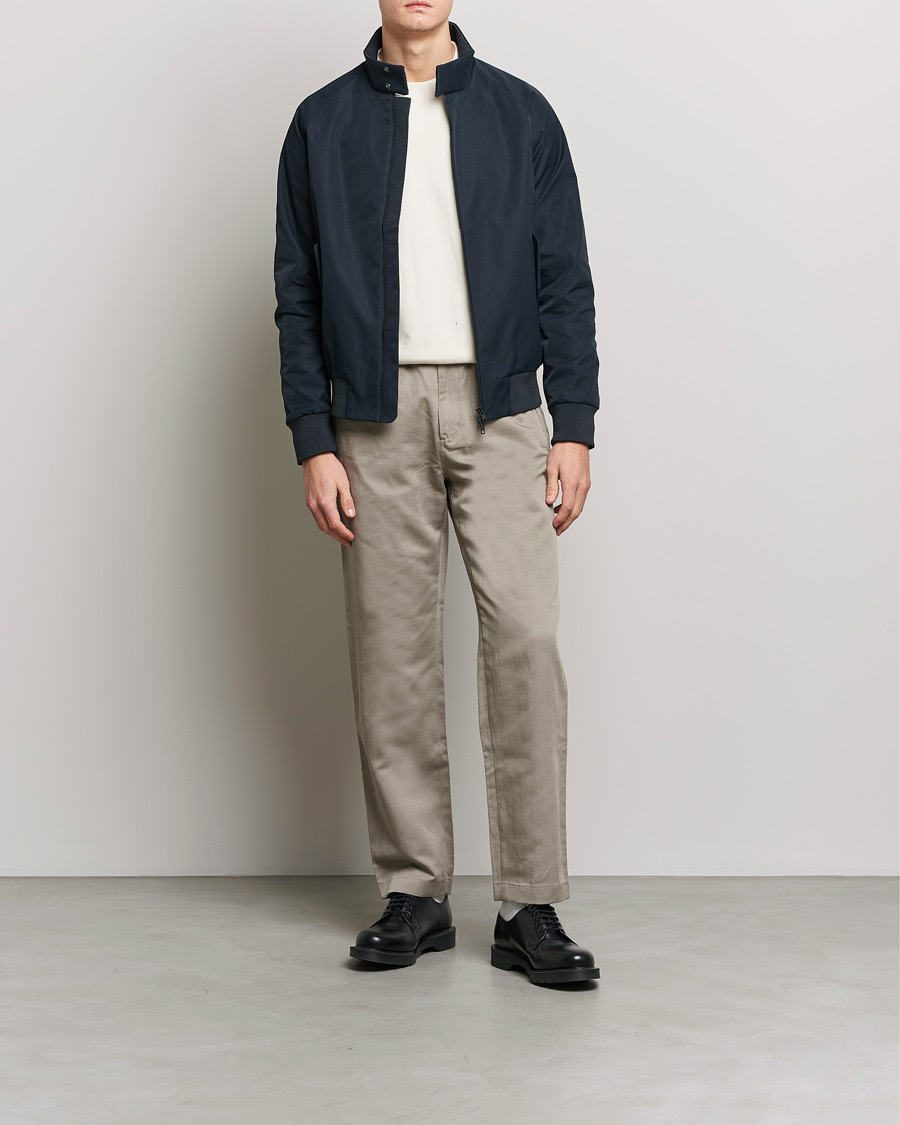 Herr | Jackor | NN07 | Dawson Light Harrington Jacket Navy Blue