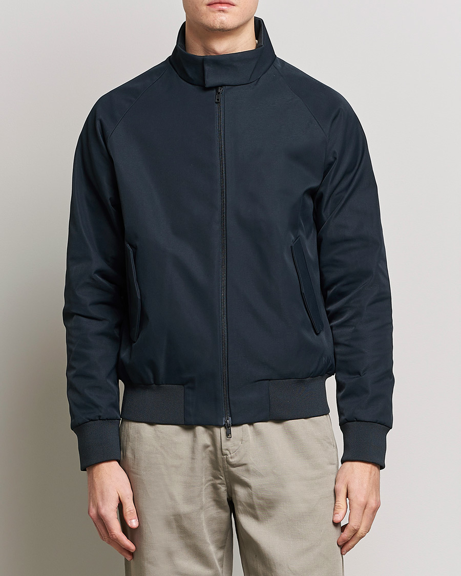 Herr | Jackor | NN07 | Dawson Light Harrington Jacket Navy Blue