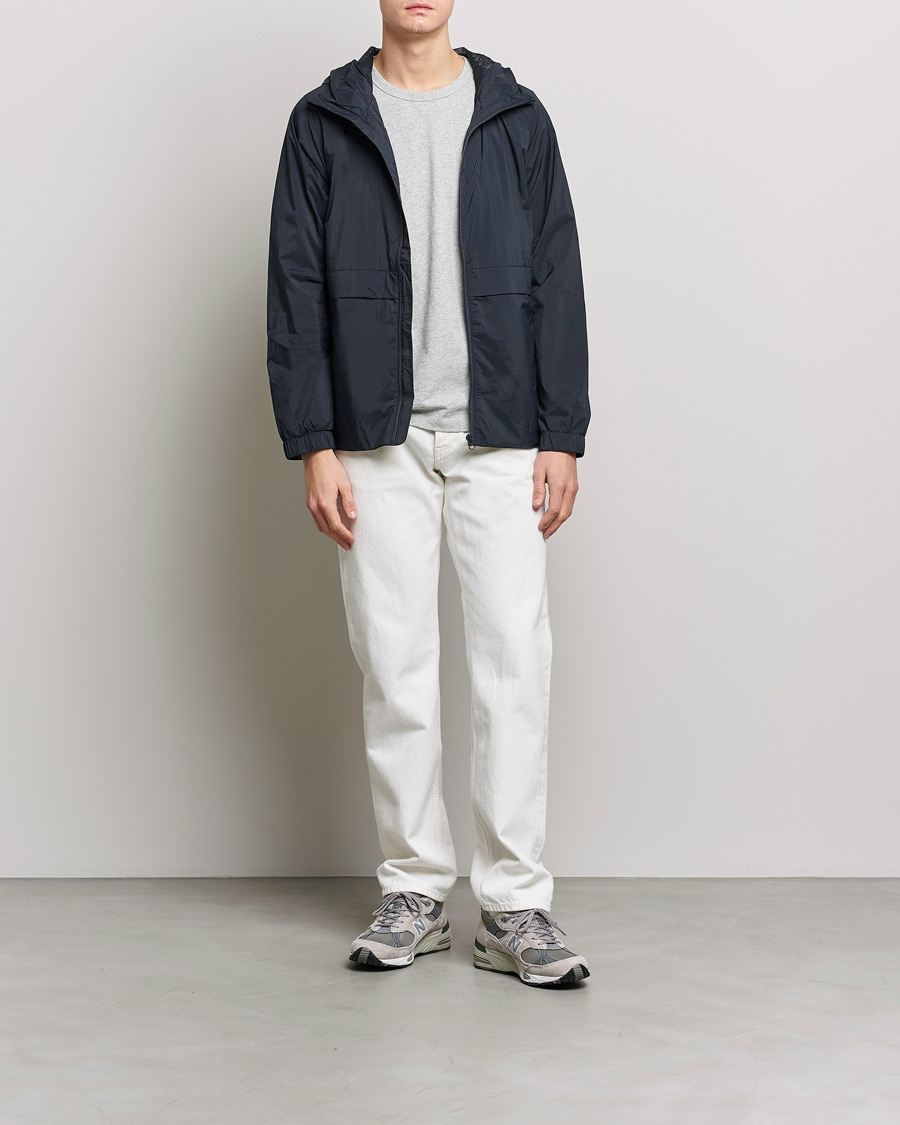 Herr | Jackor | NN07 | Niles Packable Jacket Navy Blue