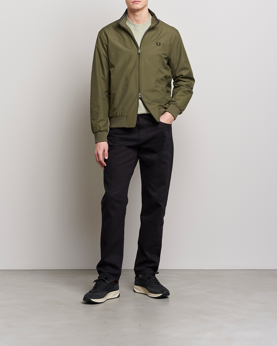 Herr | Jackor | Fred Perry | Brentham Jacket Uniform Green