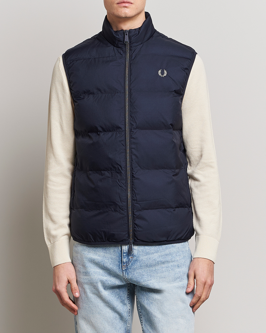 Herr |  | Fred Perry | Insulated Gilet Vest Navy
