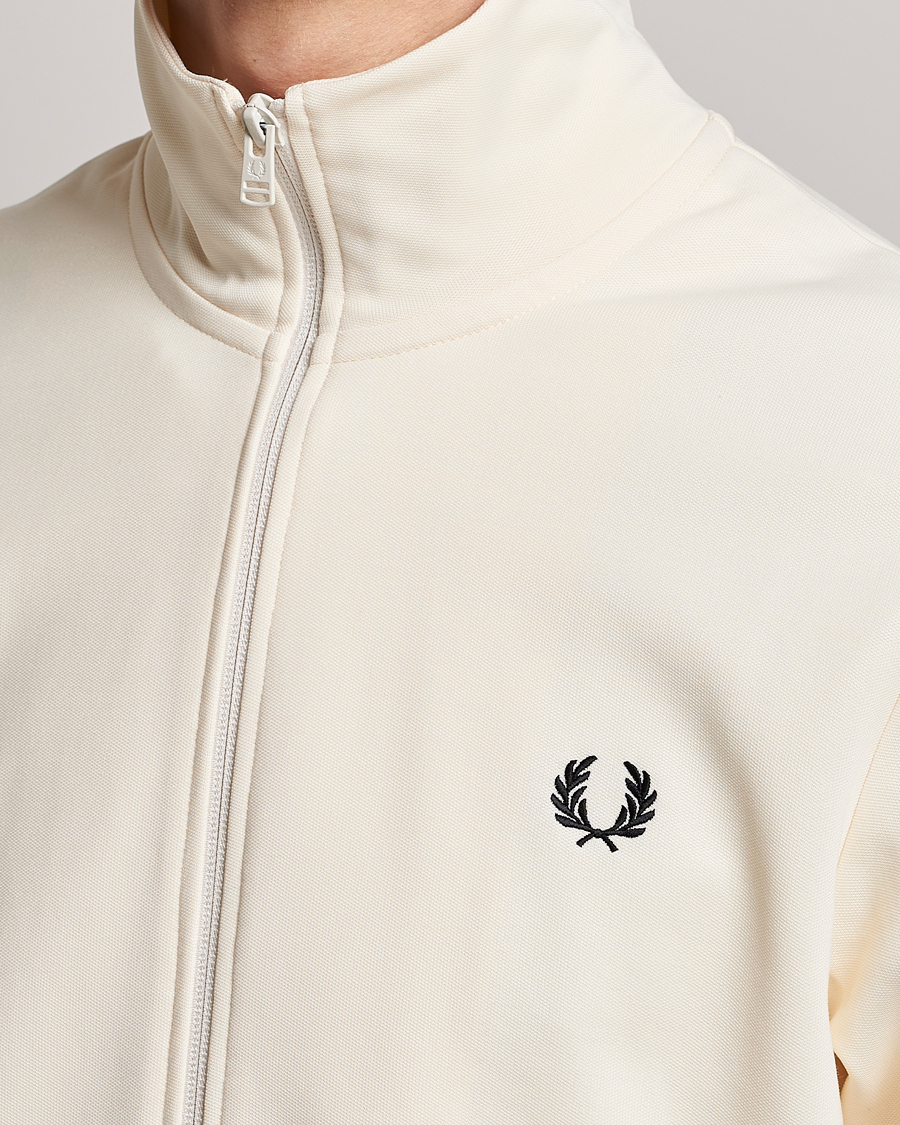 Herr | Tröjor | Fred Perry | Track Jacket Ecru