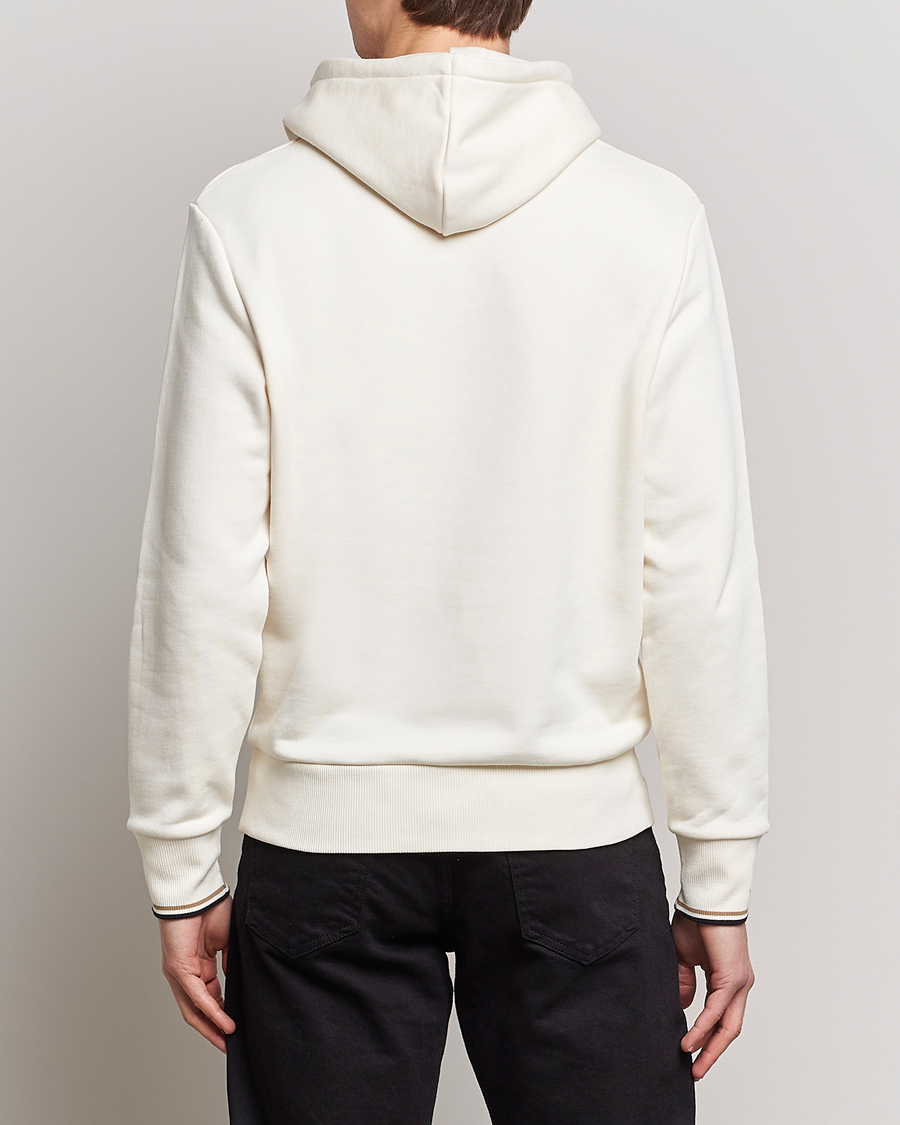Herr | Tröjor | Fred Perry | Tipped Hooded Sweatshirt Ecru