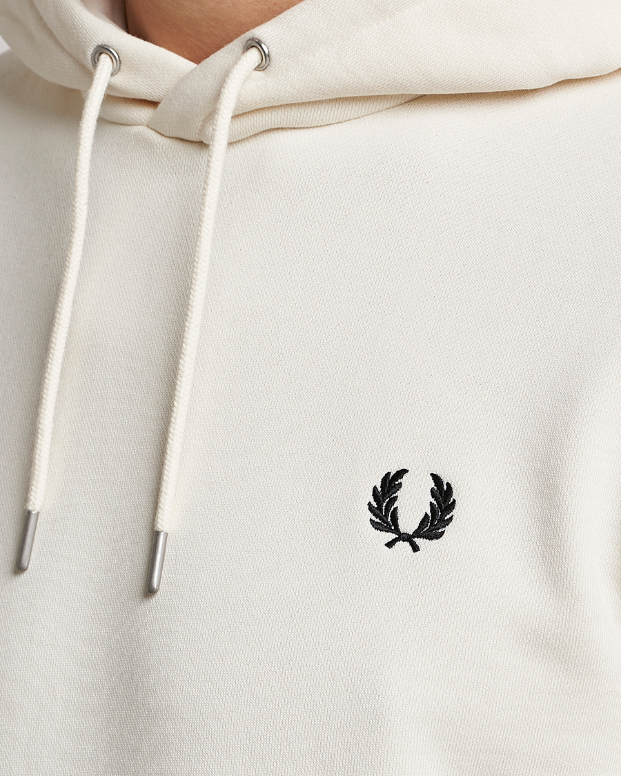 Herr | Tröjor | Fred Perry | Tipped Hooded Sweatshirt Ecru