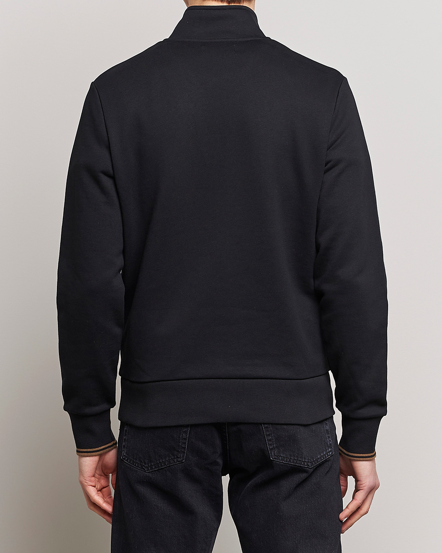 Herr | Tröjor | Fred Perry | Half Zip Sweatshirt Black