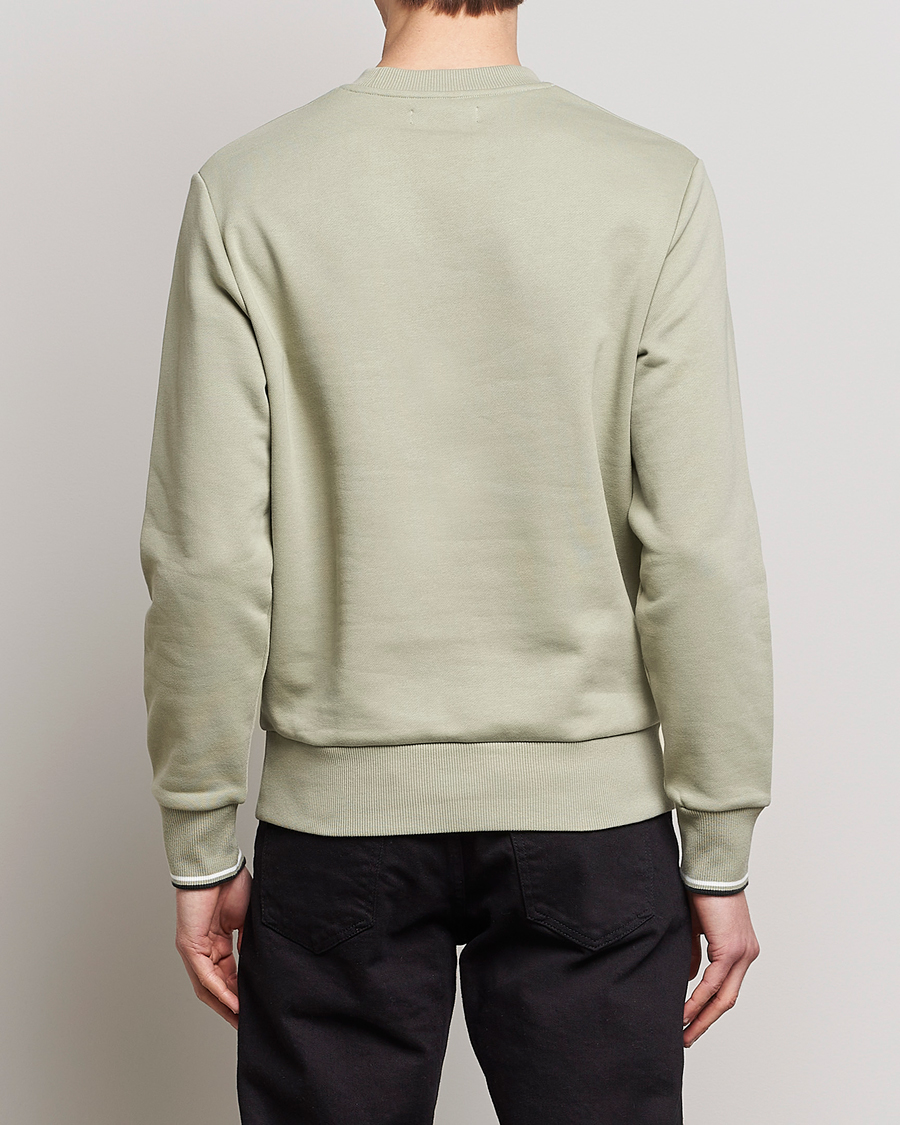 Herr | Tröjor | Fred Perry | Crew Neck Sweatshirt Sea Gras