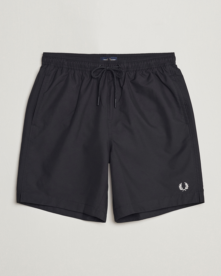 Herr | Badbyxor | Fred Perry | Classic Swimshorts Black