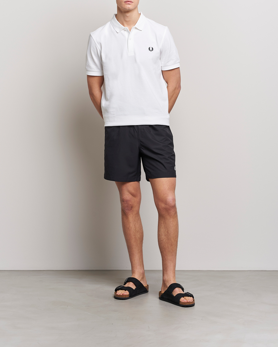 Herr | Badbyxor | Fred Perry | Classic Swimshorts Black