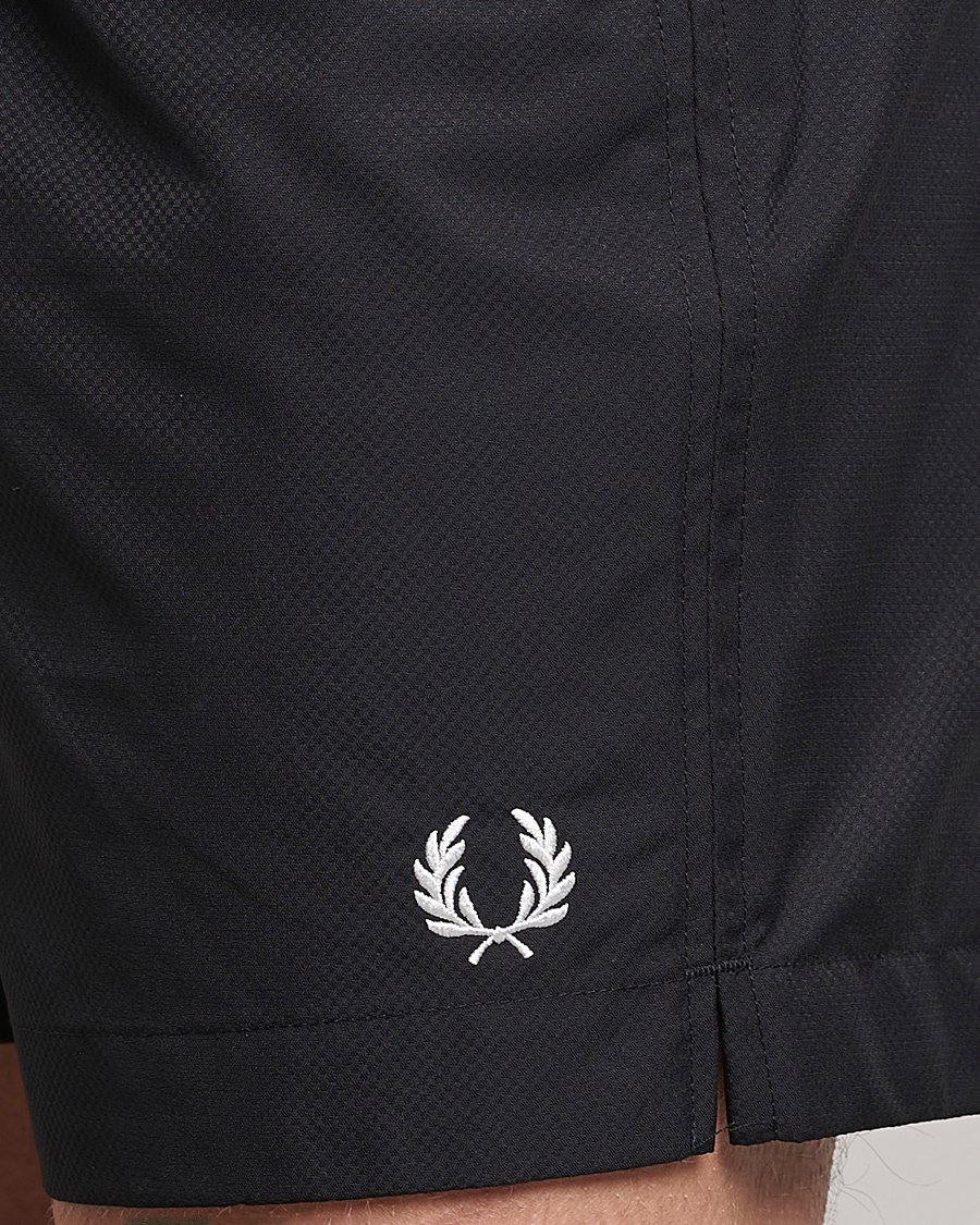Herr | Badbyxor | Fred Perry | Classic Swimshorts Black