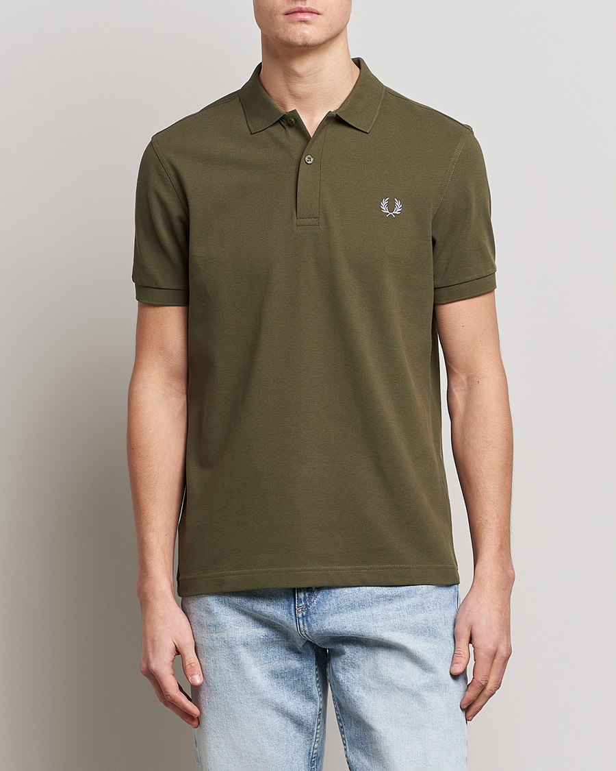 Herr | Fred Perry | Fred Perry | Plain Polo Shirt Uniform Green