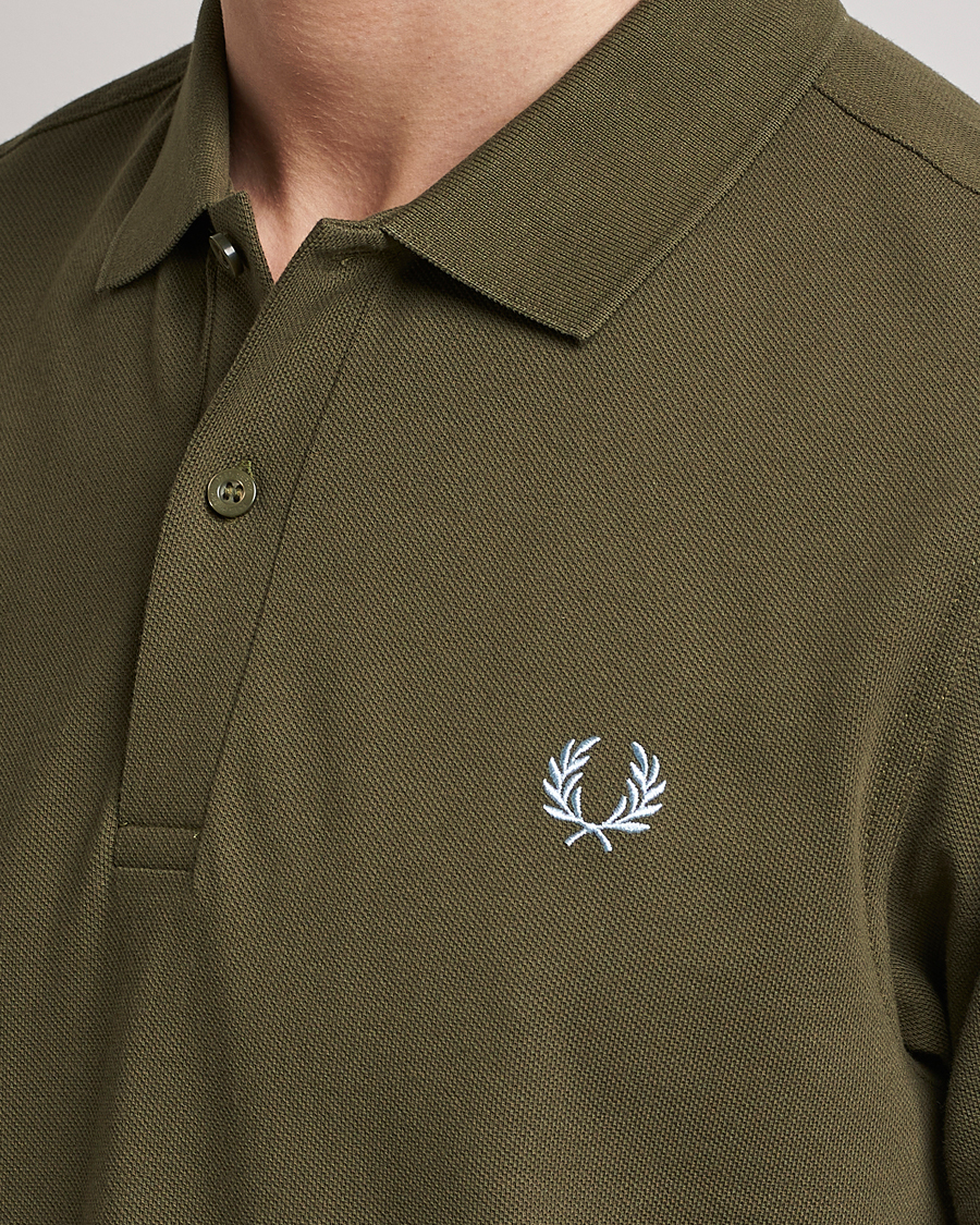 Herr | Pikéer | Fred Perry | Plain Polo Shirt Uniform Green