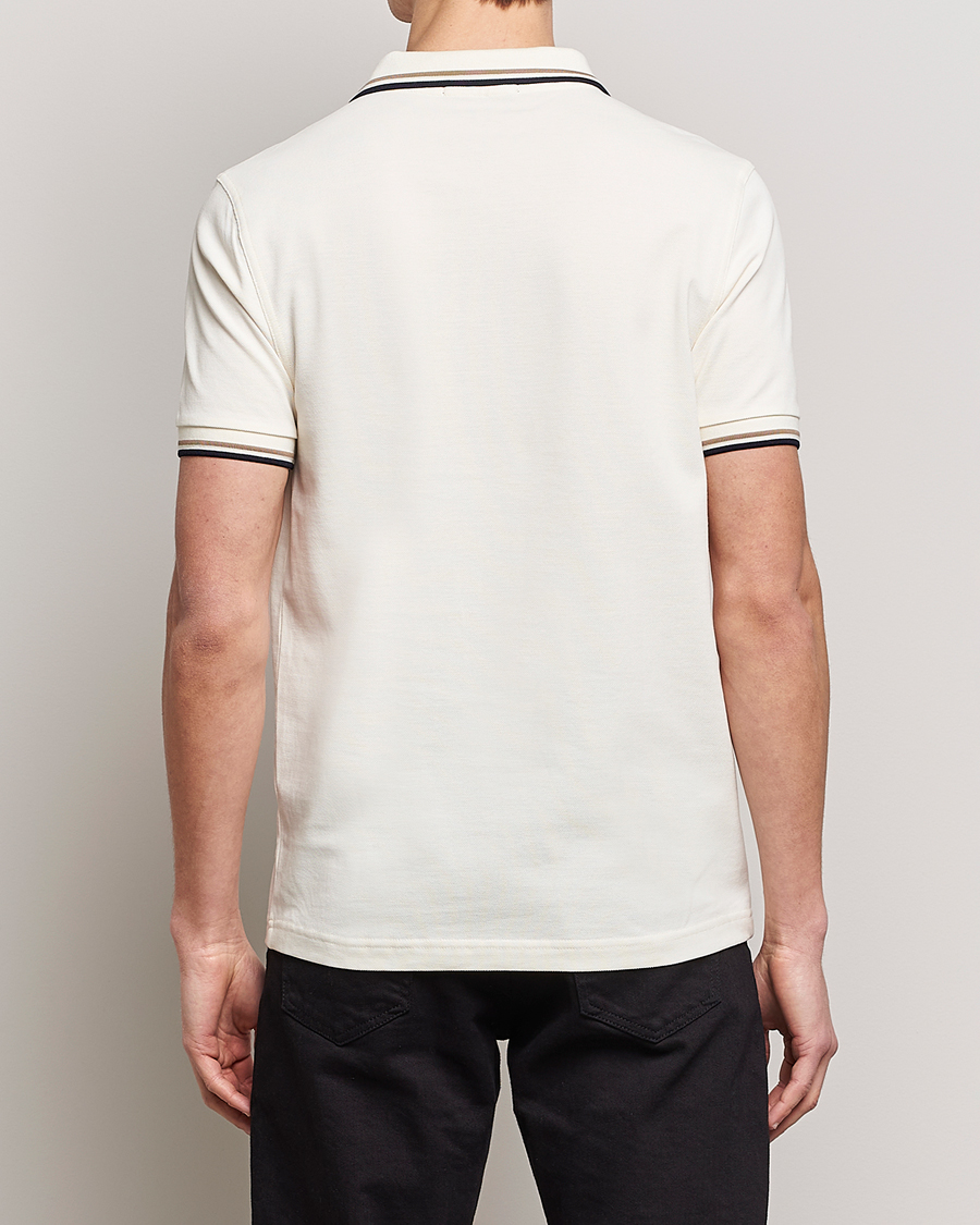 Herr | Pikéer | Fred Perry | Twin Tipped Polo Shirt Ecru