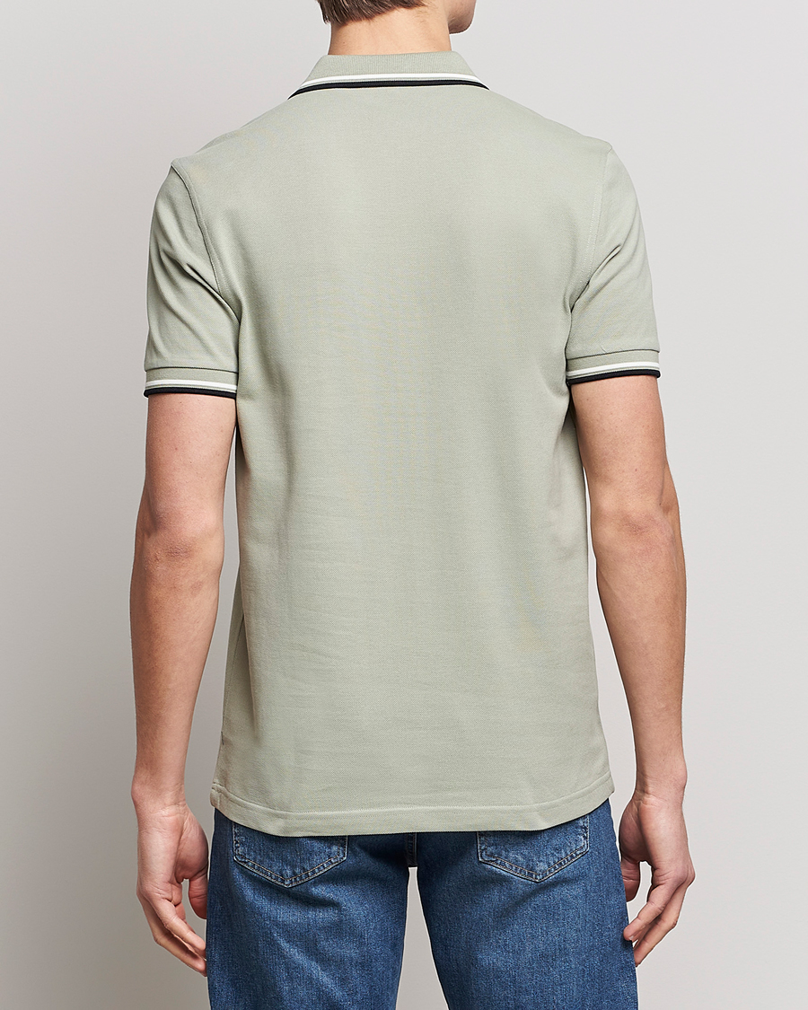 Herr | Pikéer | Fred Perry | Twin Tipped Polo Shirt Sea Gras