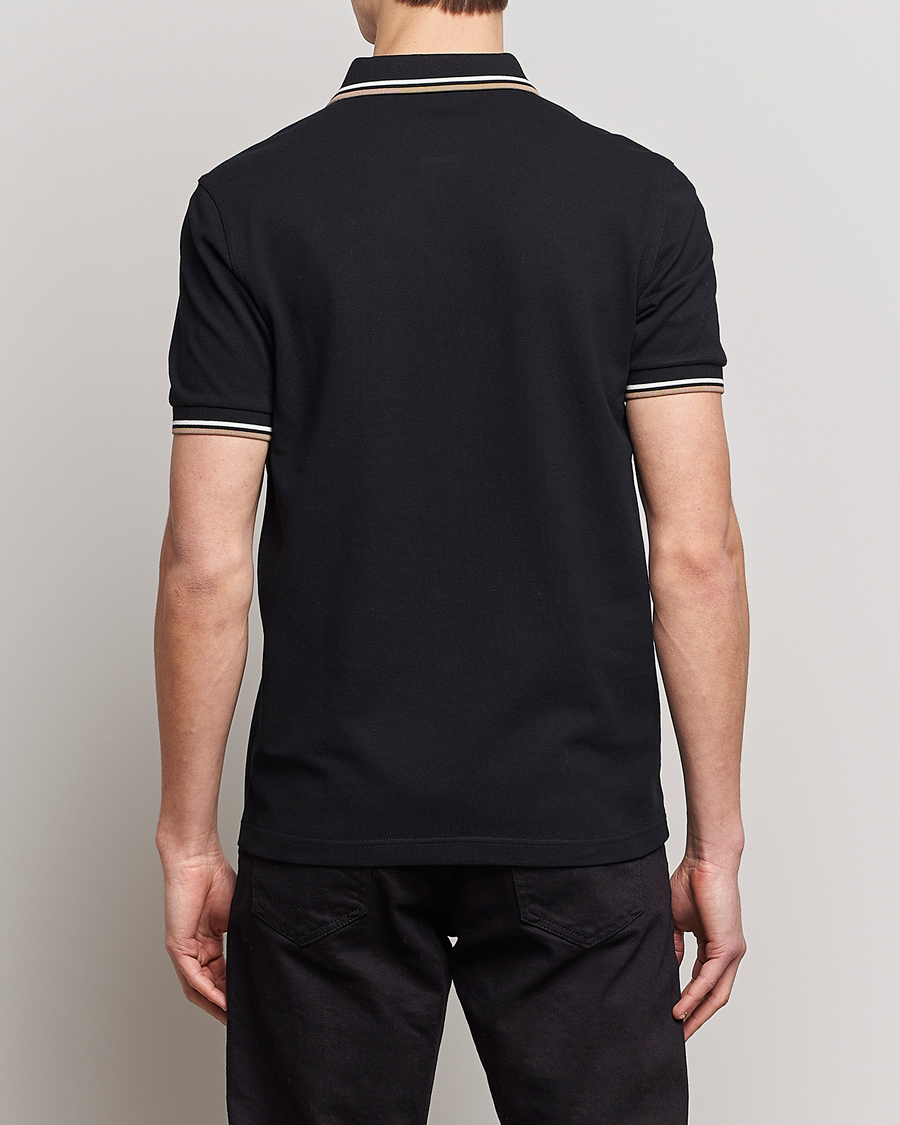 Herr | Pikéer | Fred Perry | Twin Tipped Polo Shirt Black