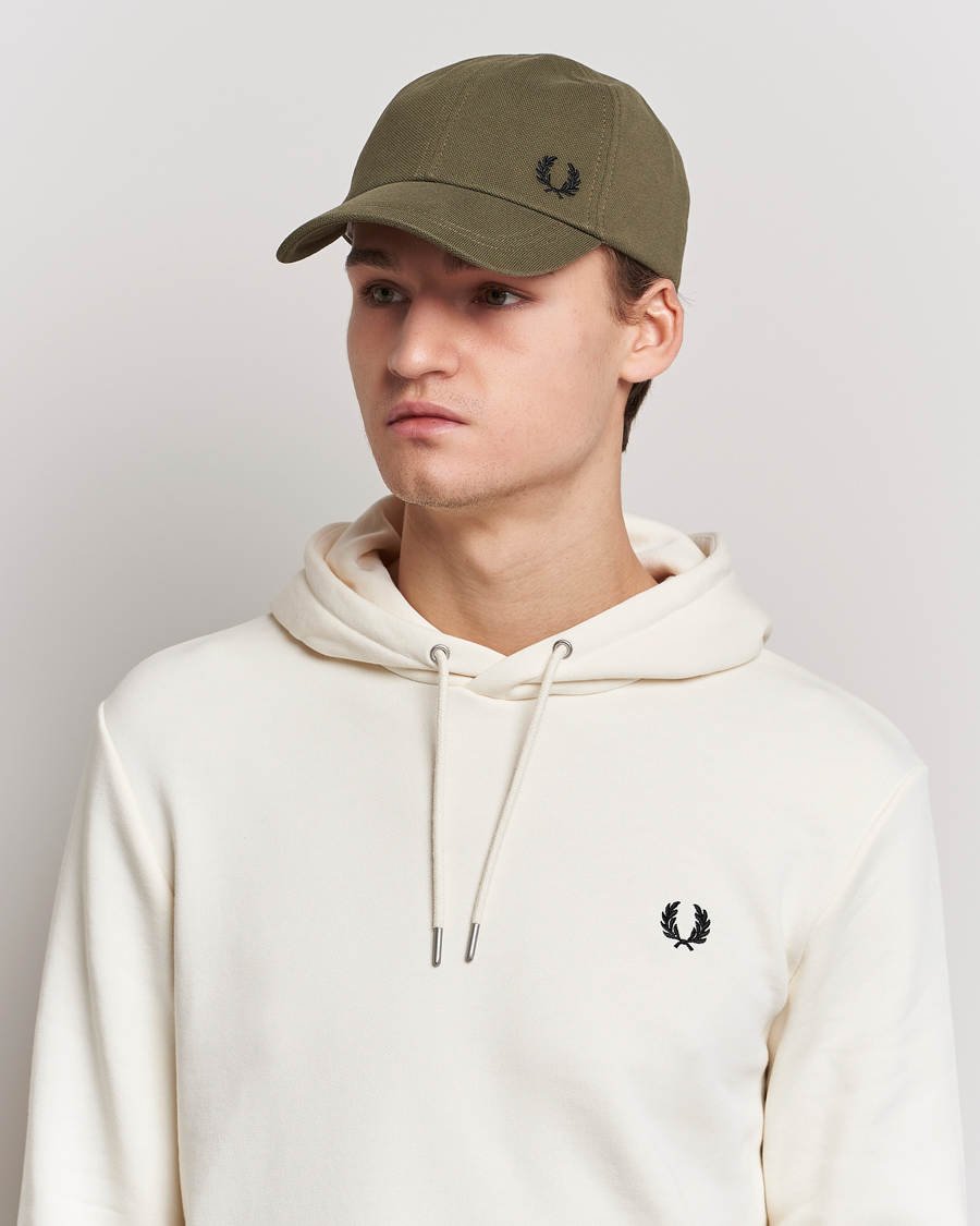 Herr | Fred Perry Classic Cap Uniform Green | Fred Perry | Classic Cap Uniform Green