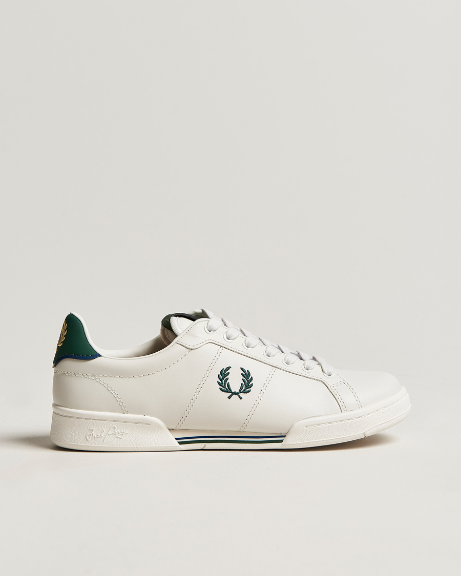 Herr | Fred Perry B722 Leather Sneaker Procelain | Fred Perry | B722 Leather Sneaker Procelain