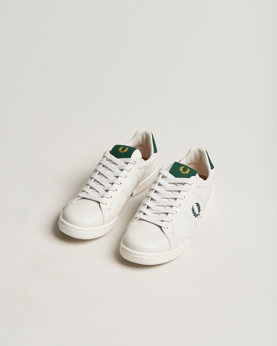 Herr |  | Fred Perry | B722 Leather Sneaker Procelain