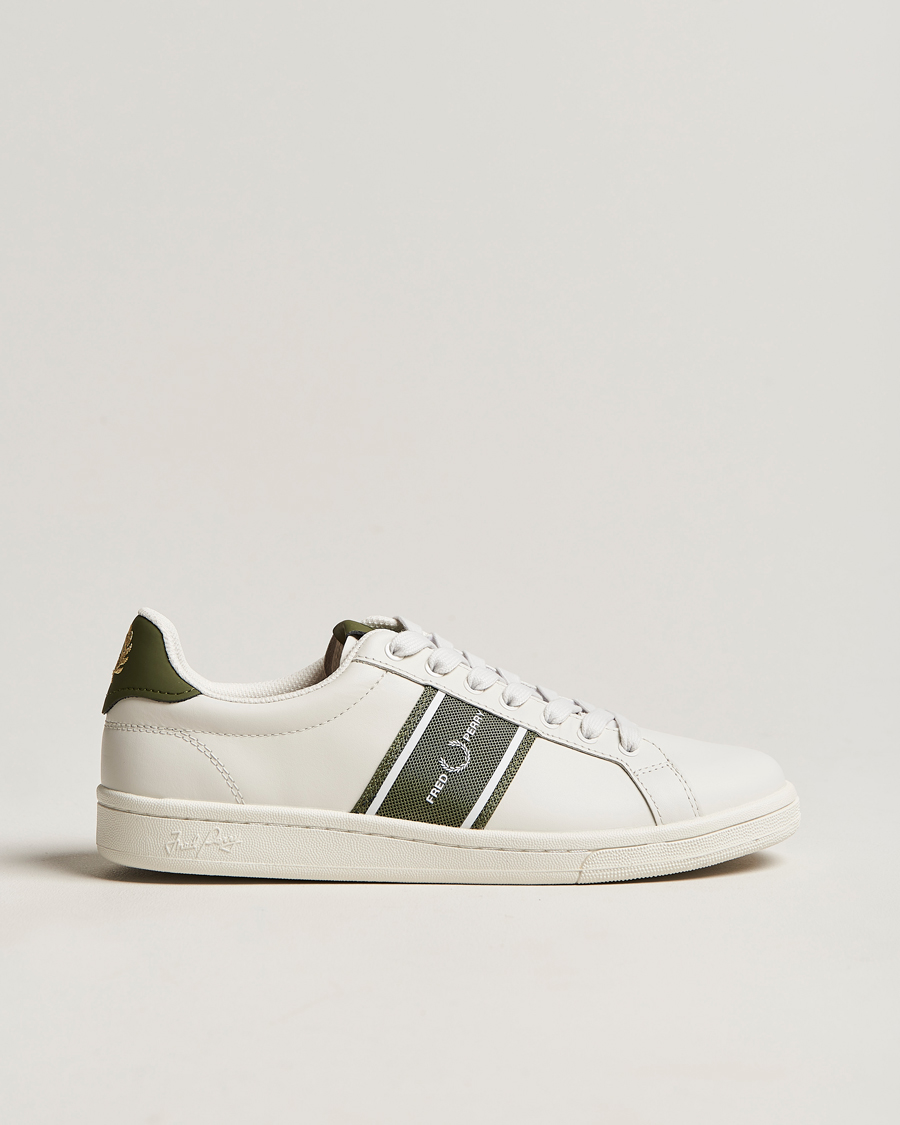Herr | Fred Perry Graphic Mesh Sneaker Porcelain | Fred Perry | Graphic Mesh Sneaker Porcelain