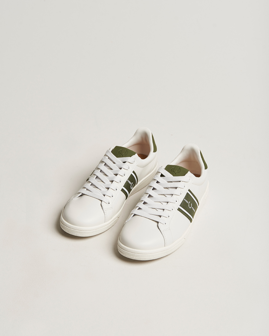 Herr | Fred Perry Graphic Mesh Sneaker Porcelain | Fred Perry | Graphic Mesh Sneaker Porcelain