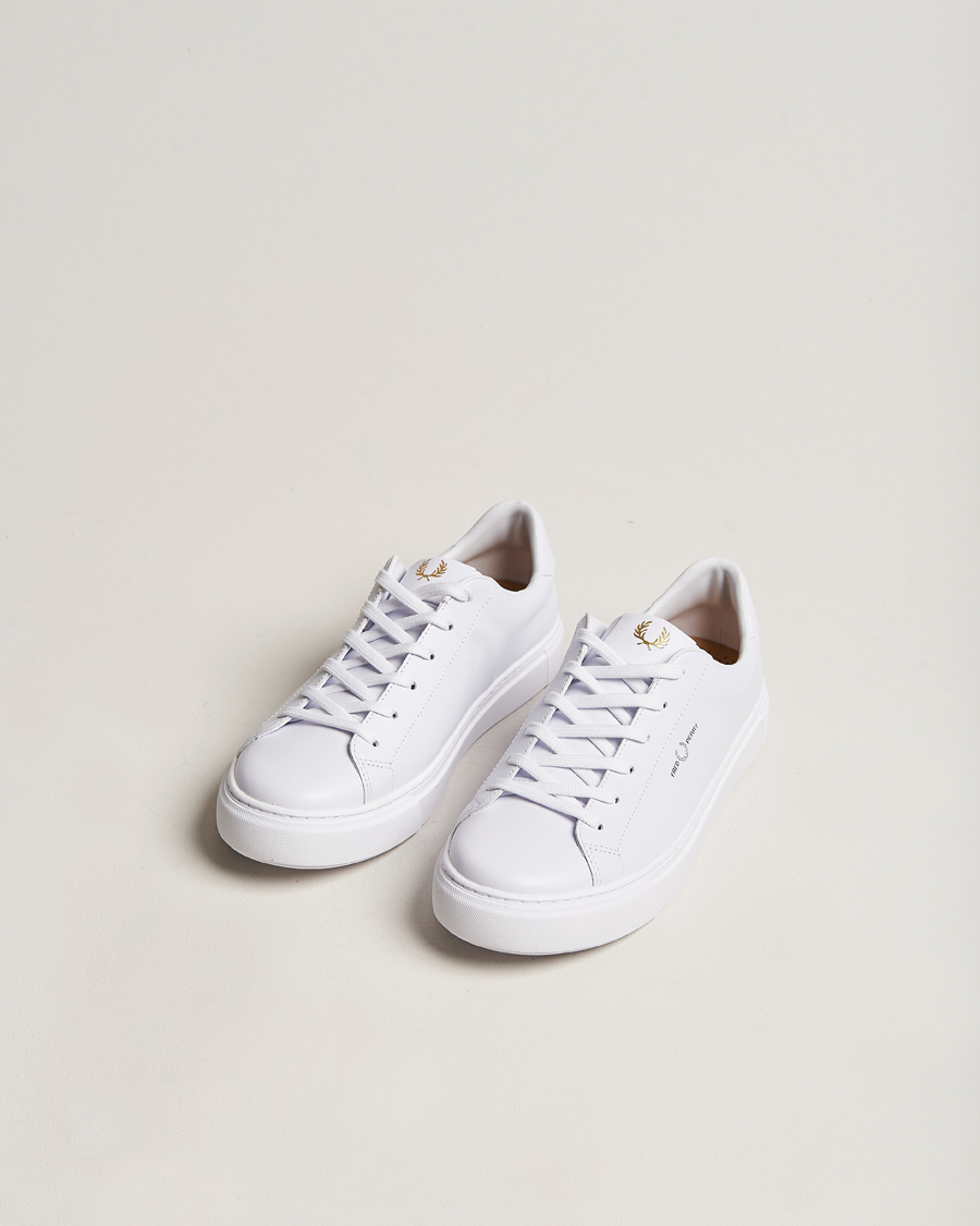 Herr | Senast inkommet | Fred Perry | B71 Leather Sneaker White