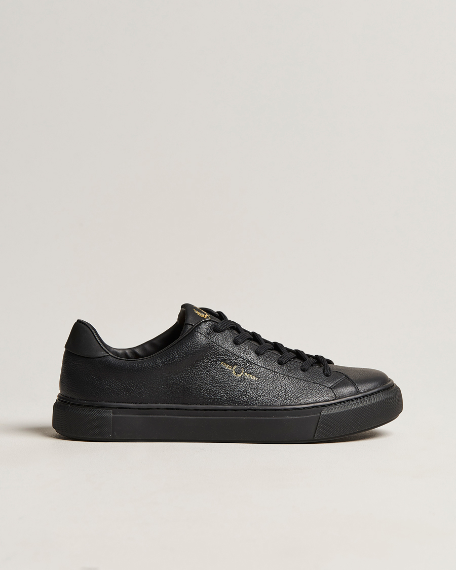 Herr | Fred Perry B71 Tumbled Sneaker Black | Fred Perry | B71 Tumbled Sneaker Black