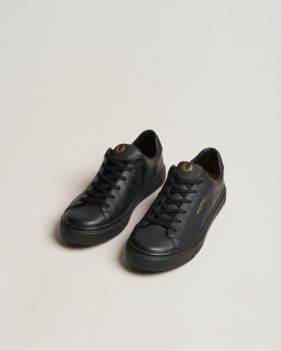 Herr | Sneakers | Fred Perry | B71 Tumbled Sneaker Black