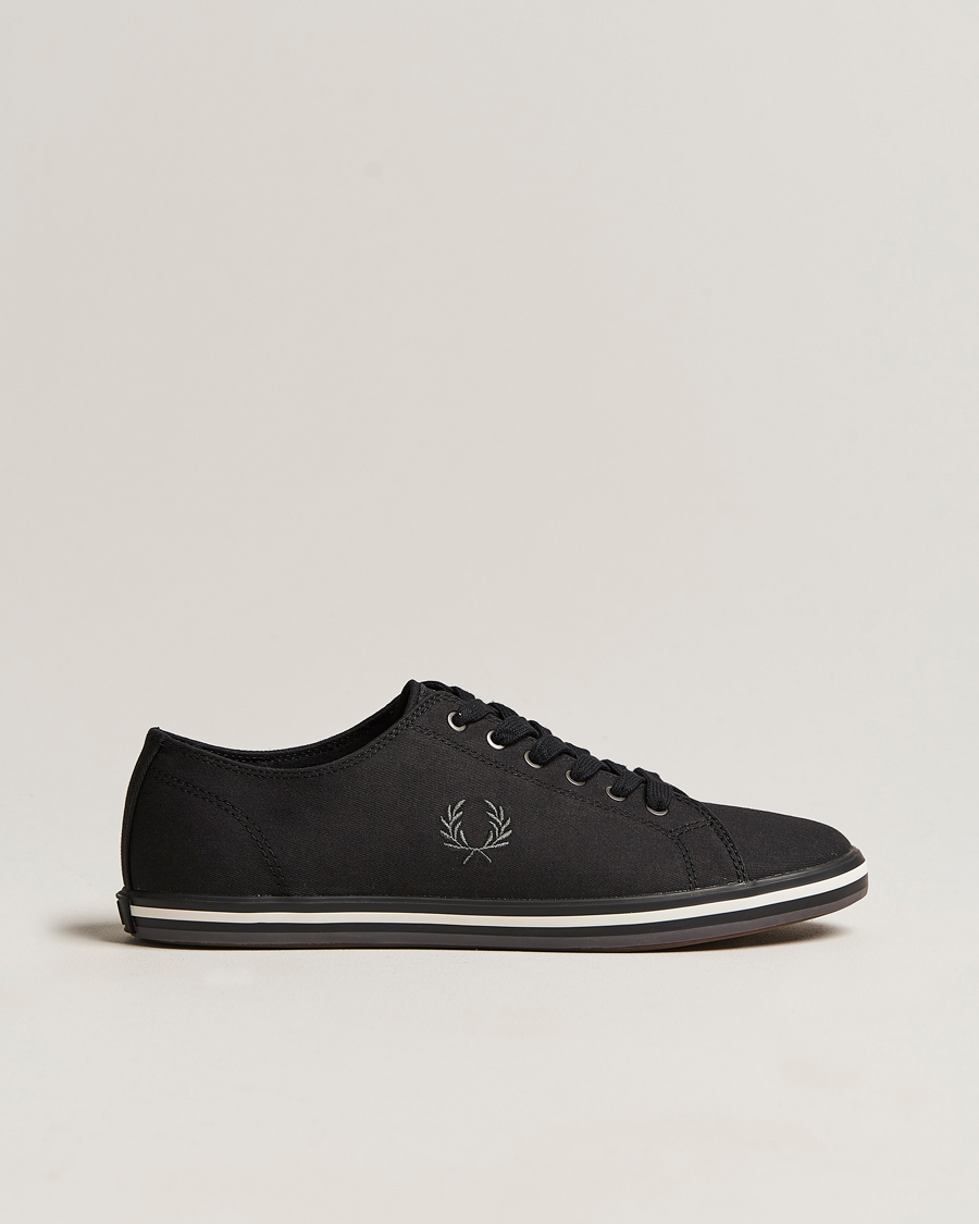 Herr | Fred Perry Kingston Twill Sneaker Black | Fred Perry | Kingston Twill Sneaker Black