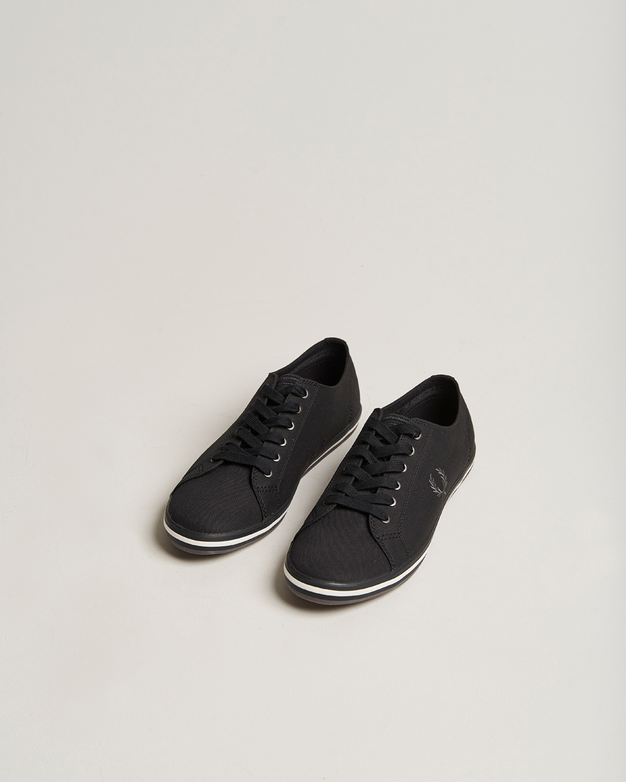 Herr | Fred Perry Kingston Twill Sneaker Black | Fred Perry | Kingston Twill Sneaker Black