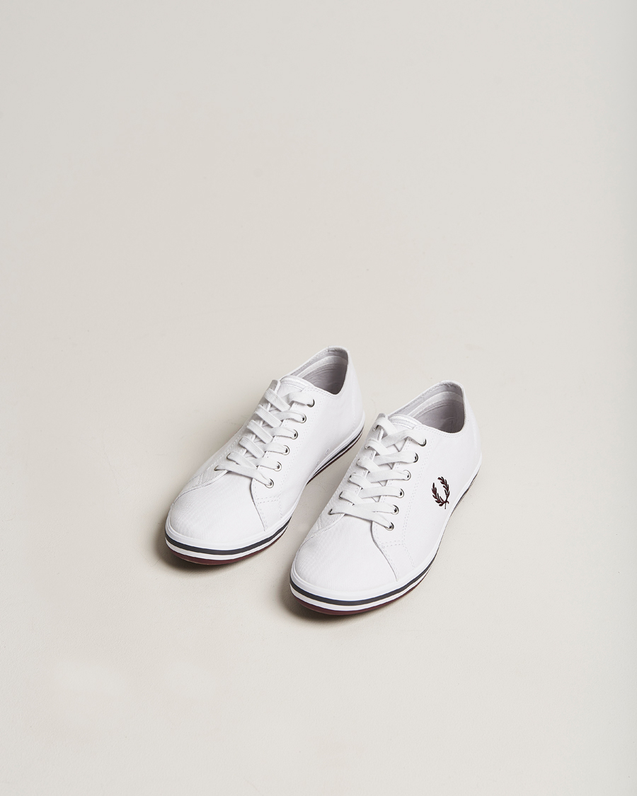 Herr | Fred Perry Kingston Twill Sneaker White | Fred Perry | Kingston Twill Sneaker White