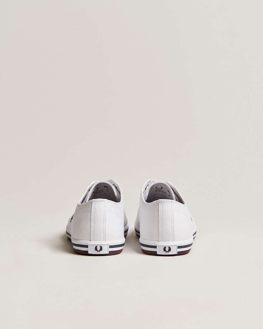 Herr | Fred Perry Kingston Twill Sneaker White | Fred Perry | Kingston Twill Sneaker White