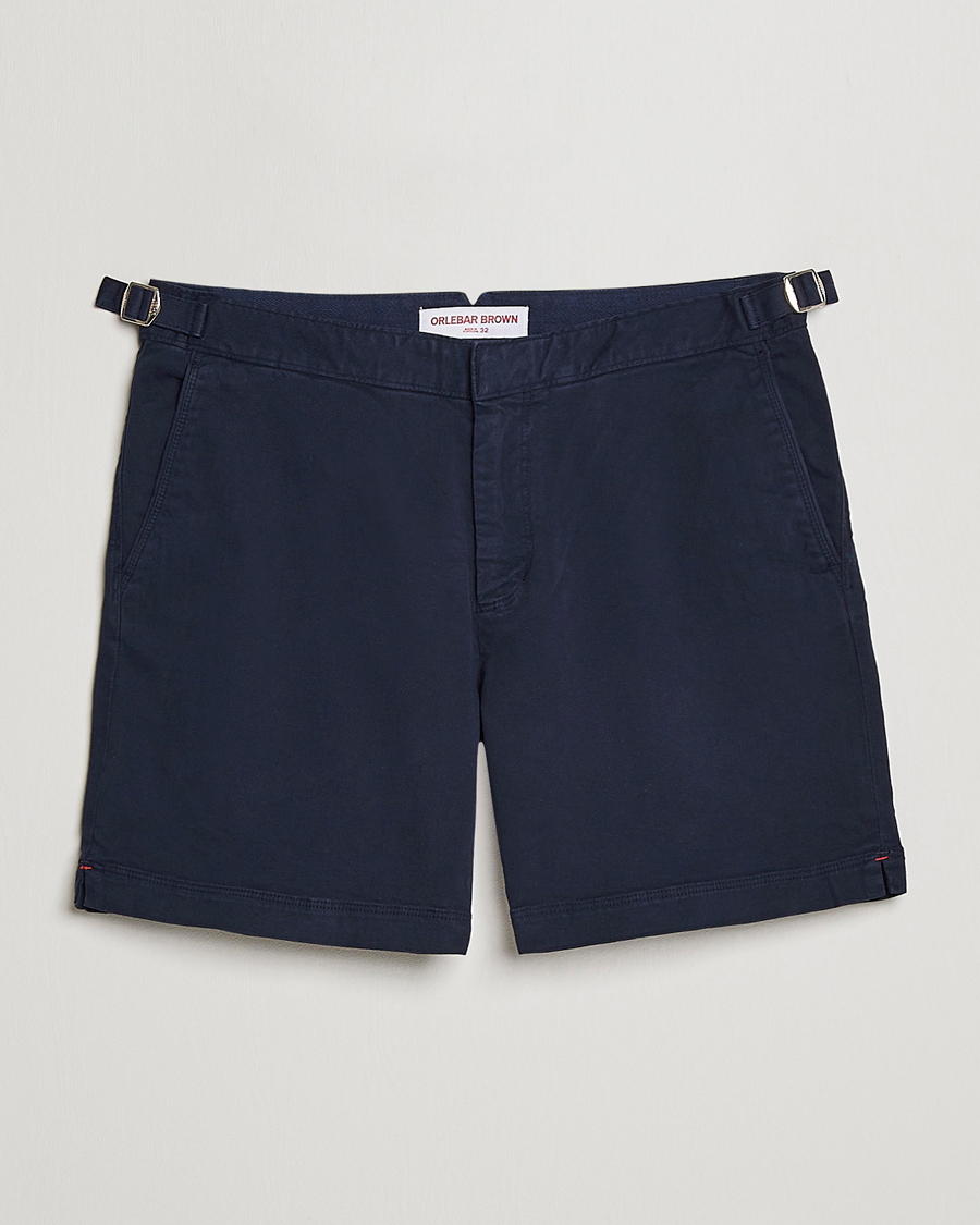 Herr | Shorts | Orlebar Brown | Bulldog Cotton Stretch Twill Shorts Dark Navy
