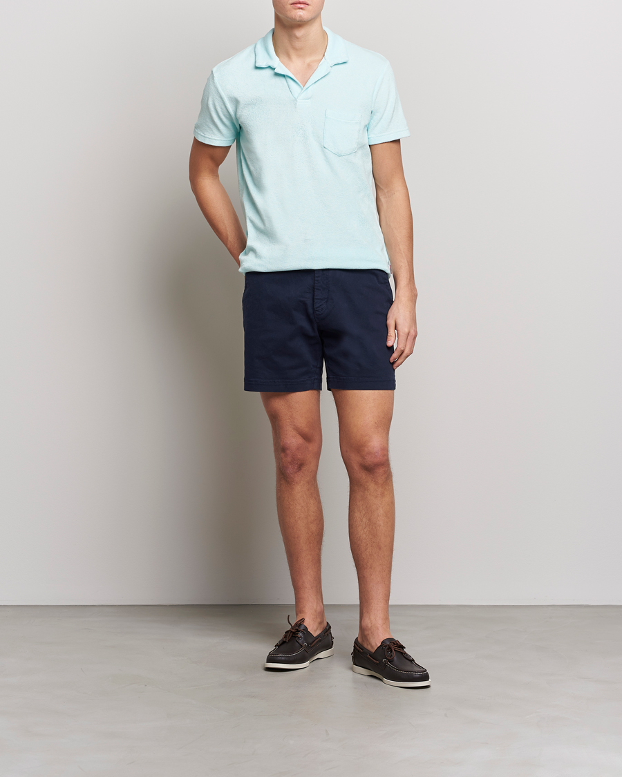 Herr | Shorts | Orlebar Brown | Bulldog Cotton Stretch Twill Shorts Dark Navy