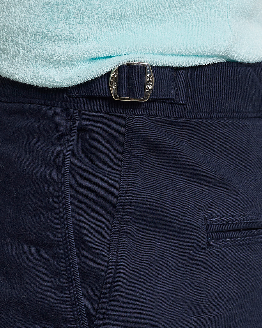 Herr | Shorts | Orlebar Brown | Bulldog Cotton Stretch Twill Shorts Dark Navy