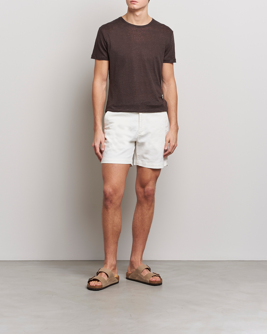 Herr | Shorts | Orlebar Brown | Bulldog Cotton Stretch Twill Shorts Sea Mist
