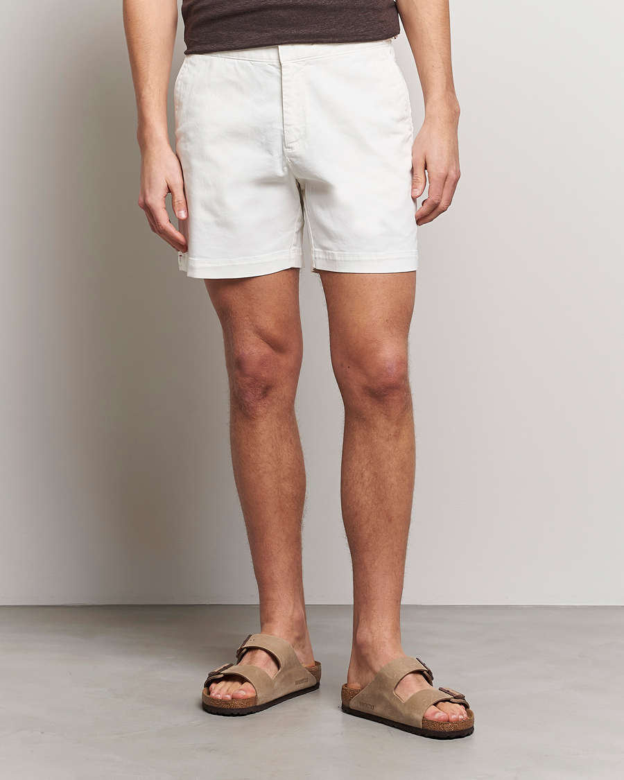Herr | Shorts | Orlebar Brown | Bulldog Cotton Stretch Twill Shorts Sea Mist