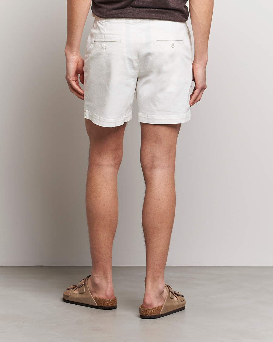 Herr | Shorts | Orlebar Brown | Bulldog Cotton Stretch Twill Shorts Sea Mist