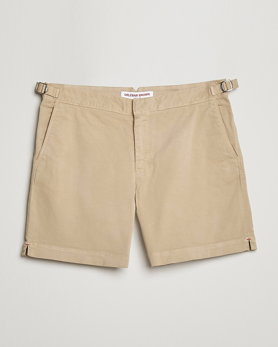 Herr | Shorts | Orlebar Brown | Bulldog Cotton Stretch Twill Shorts Sand Dune