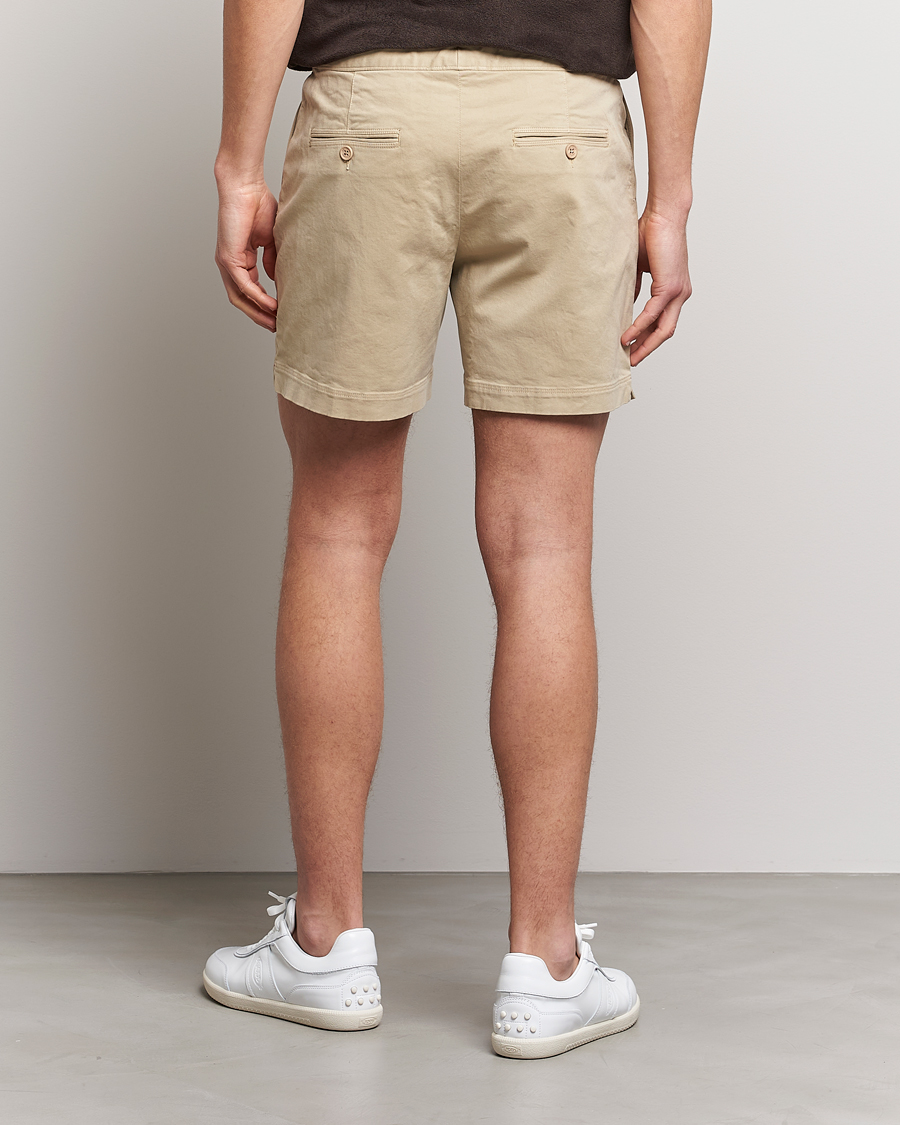 Herr | Shorts | Orlebar Brown | Bulldog Cotton Stretch Twill Shorts Sand Dune
