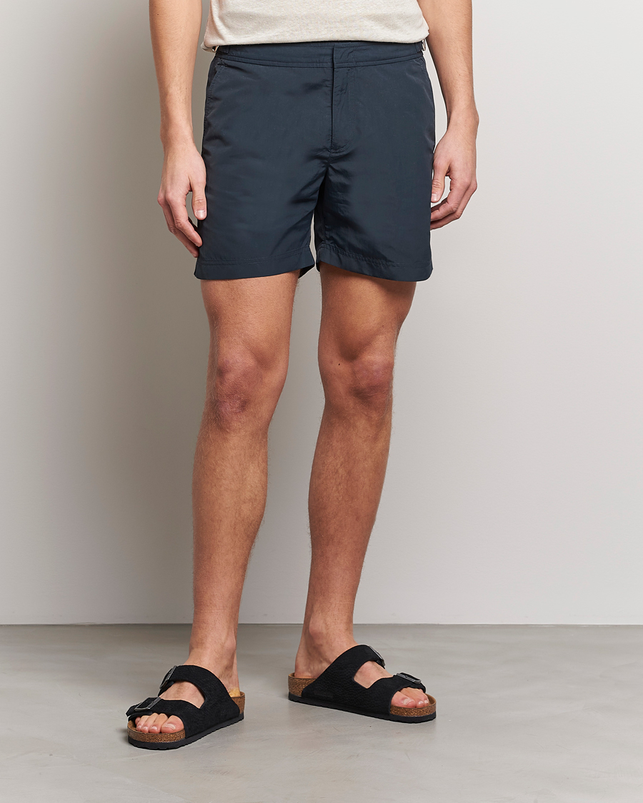 Herr | Badbyxor | Orlebar Brown | Bulldog II Medium Length Swim Shorts Shadow