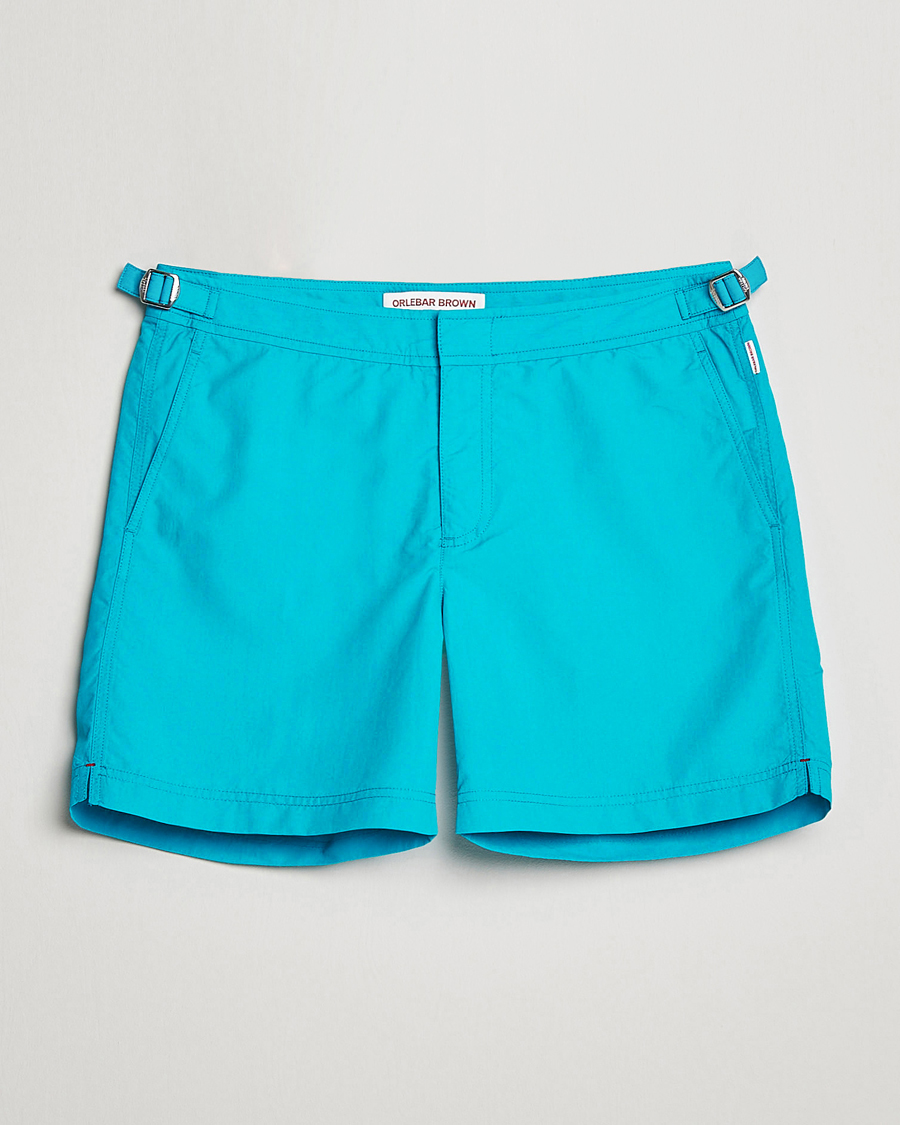 Herr | Badbyxor | Orlebar Brown | Bulldog II Medium Length Swim Shorts Crystal Sea
