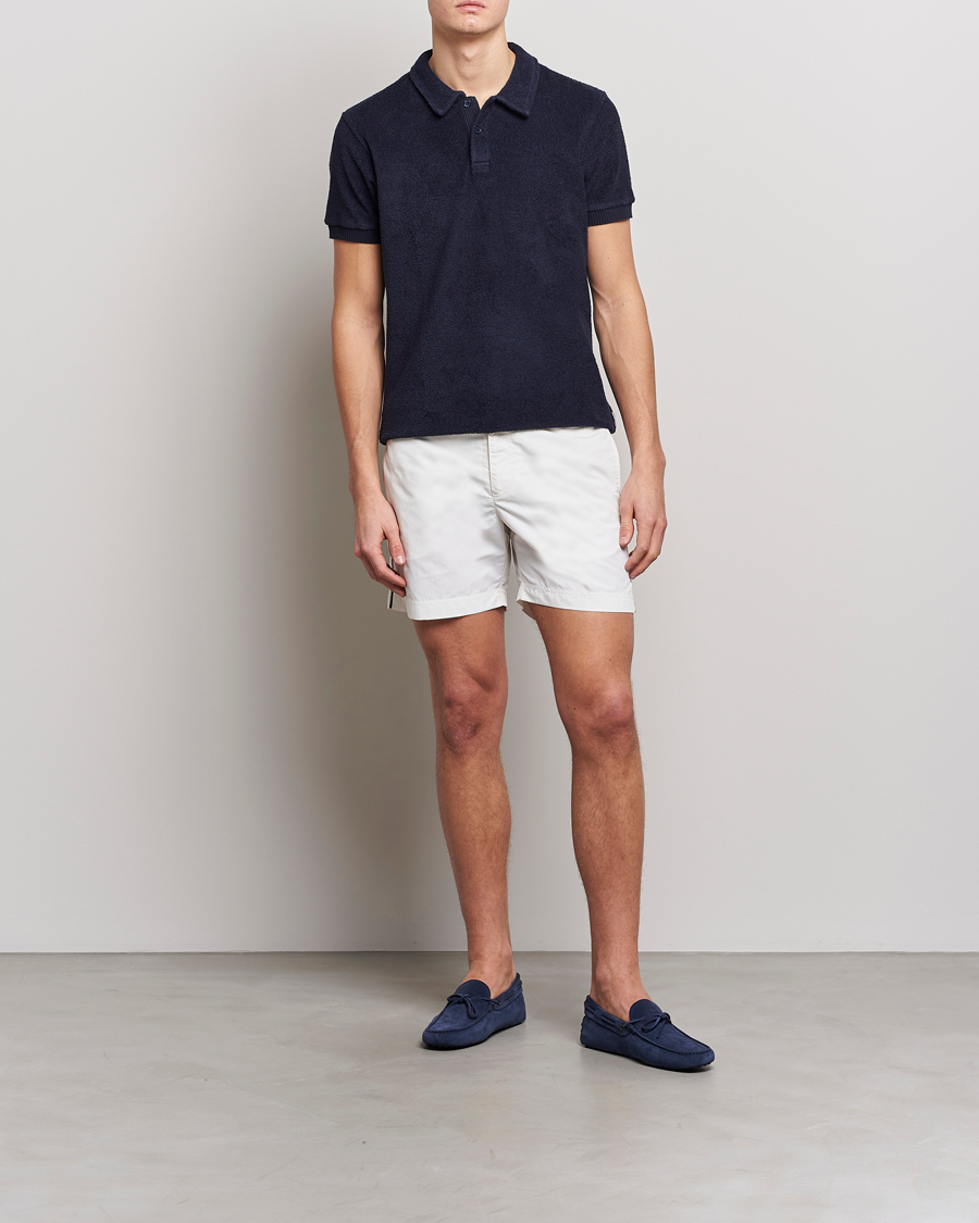 Herr | Pikéer | Orlebar Brown | Lorenzo Cotton Terry Polo Night Iris
