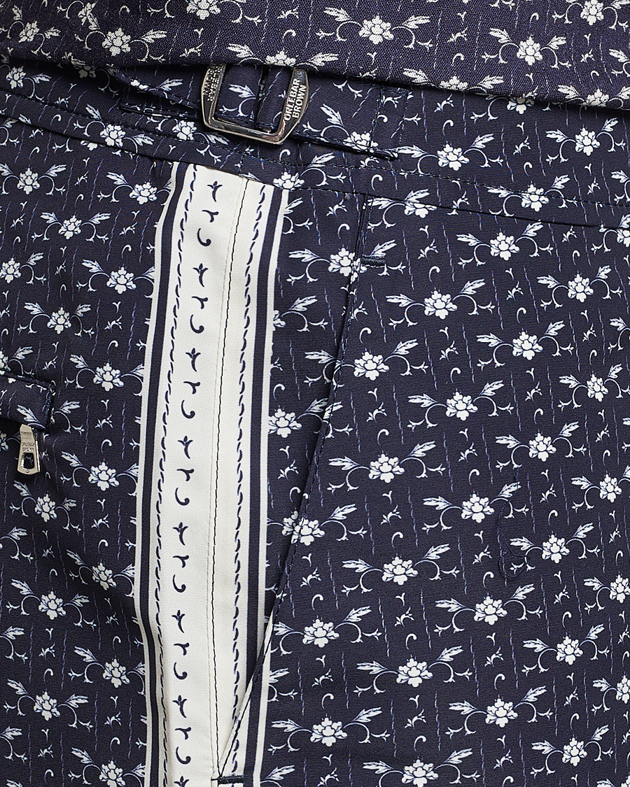Herr | Badbyxor | Orlebar Brown | Bulldog Bandana Recycled Swimshorts Dark Sapphire