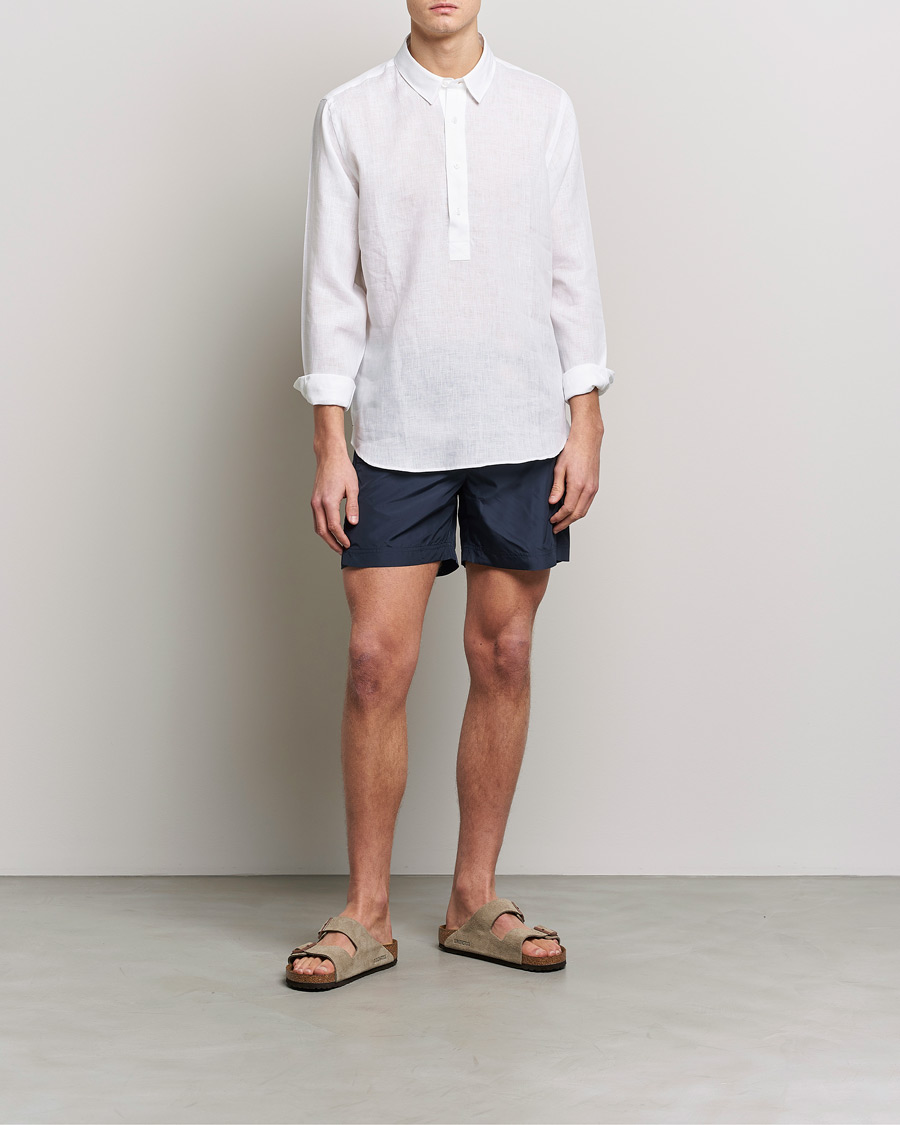 Herr | Badbyxor | Orlebar Brown | Bulldog Drawcord Solid Swimshorts Night Iris